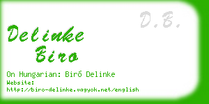 delinke biro business card