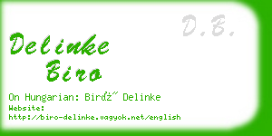 delinke biro business card